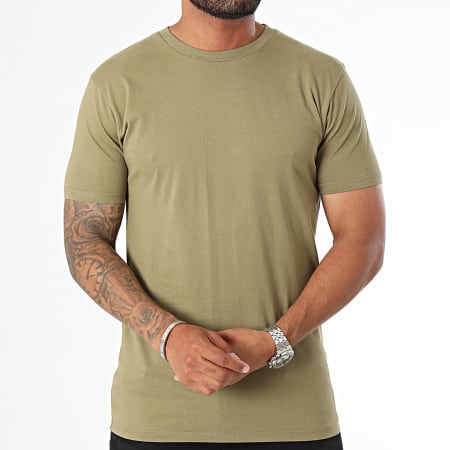 Black Industry - Tee Shirt Uni Vert Kaki