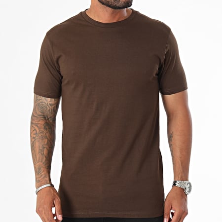 Black Industry - Tee Shirt Uni Marron