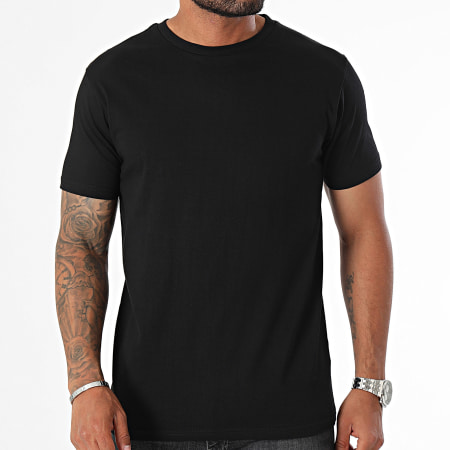 Black Industry - Zwart effen T-shirt