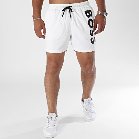 BOSS - Pantaloncini da bagno Octopus 50515296 Bianco