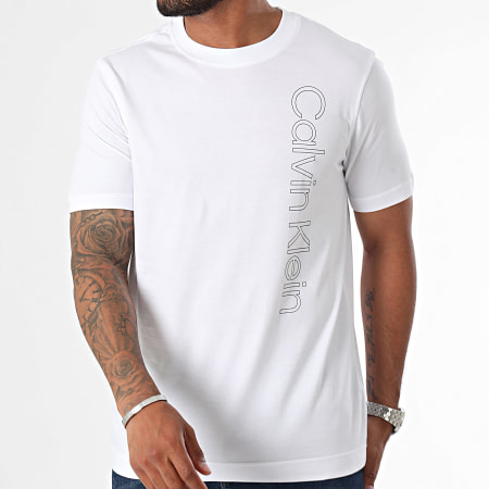 Calvin Klein - Camiseta gráfica GMF4K113 Blanca