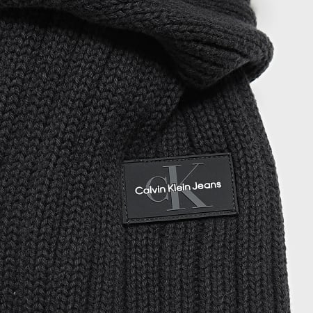 Calvin Klein - Sciarpa Mono Logo Patch 2464 Nero