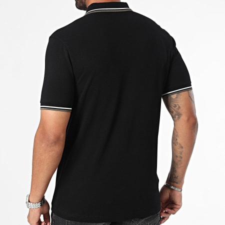 Fred Perry - Polo Manga Corta Twin Tipped MM3600 Negro