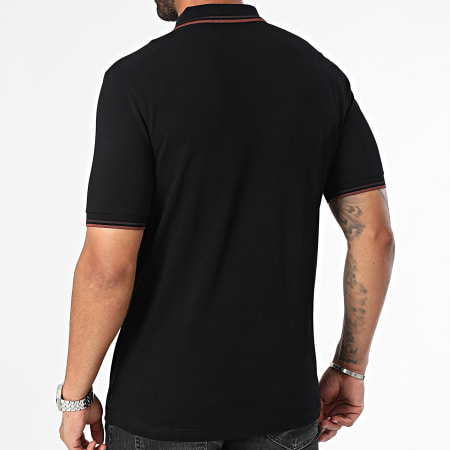 Fred Perry - Polo manica corta Twin Tipped MM3600 Nero