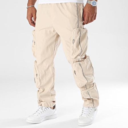 Ikao - Pantaloni cargo beige