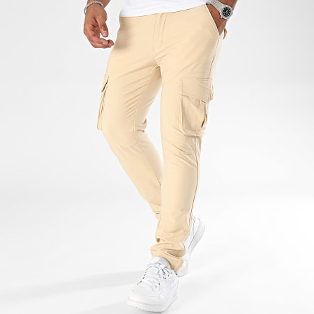 John H - Beige Cargo Broek