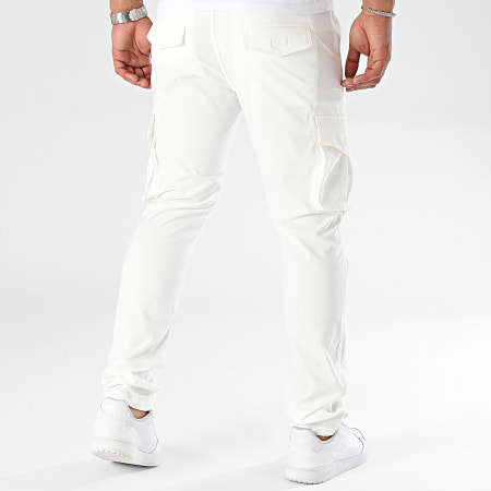 John H - Pantalones cargo blancos