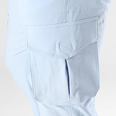 John H - Pantalon Cargo Bleu Clair