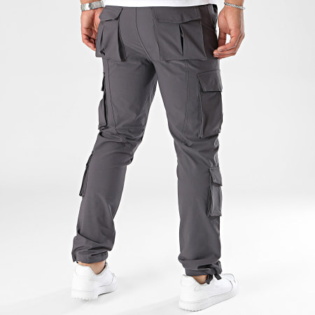 John H - Pantalon Cargo Gris Anthracite