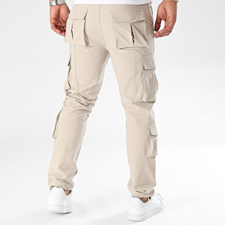 John H - Pantalon Cargo Beige