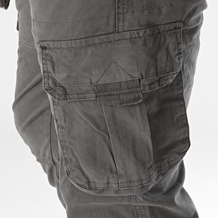 John H - Pantalon Cargo Gris Anthracite