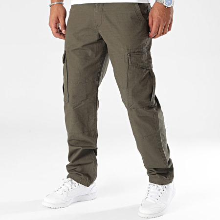 John H - Pantalones cargo verde caqui