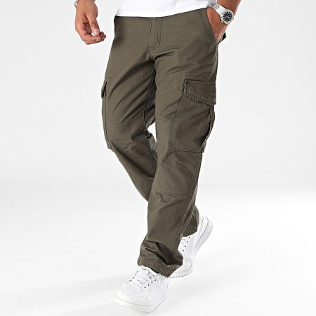 John H - Pantaloni Cargo verde cachi