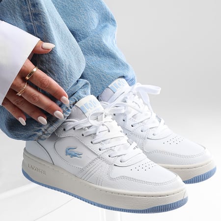 Lacoste - Baskets Femme L001 Set 224 Off White Light Blue