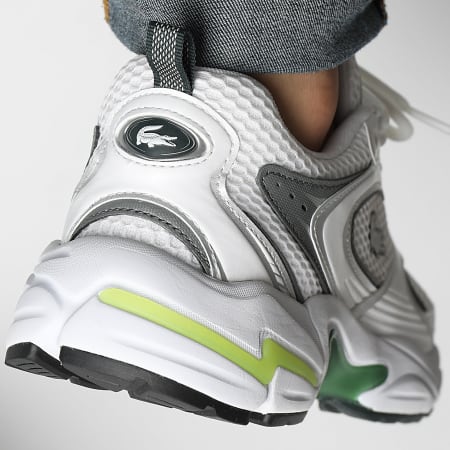 Lacoste - Scarpe da ginnastica Storm 96 2K 224 Bianco Verde Scuro