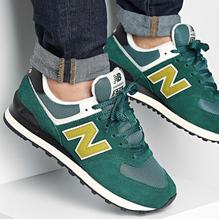 New Balance - Baskets 574 U574RBC Green