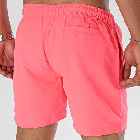 Comportement - Zwemshort Est. Parijs Roze Fluo Zwart