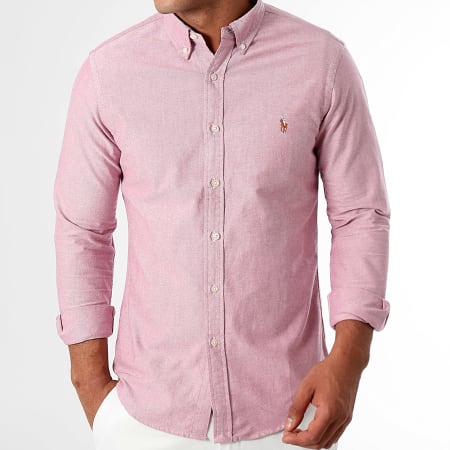 Polo Ralph Lauren - Camisa de manga larga Classics Red Heather