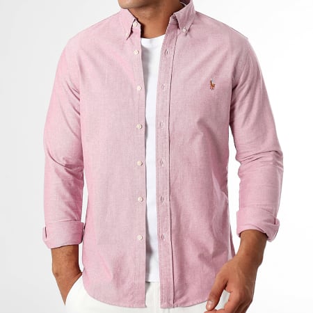 Polo Ralph Lauren - Camisa de manga larga Classics Red Heather