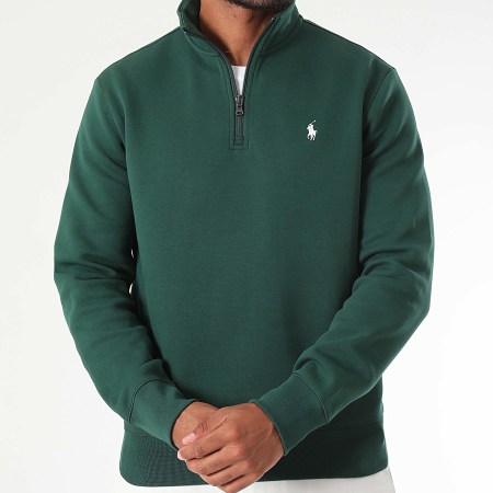 Polo Ralph Lauren - Sudadera con cremallera Original Player Verde oscuro