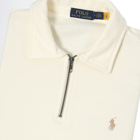 Polo Ralph Lauren - Originele Player Beige Zip Sweat Top