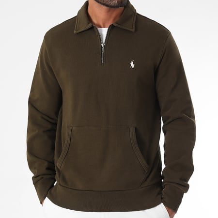 Polo Ralph Lauren - Sudadera con cremallera Original Player Verde caqui oscuro