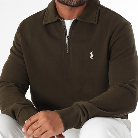 Polo Ralph Lauren - Sudadera con cremallera Original Player Verde caqui oscuro