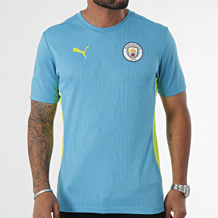 Puma - Camiseta de entrenamiento del Manchester City 777521 Azul claro