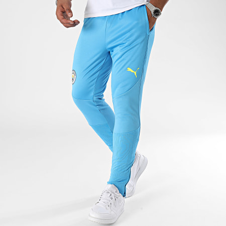 Puma - Pantaloni da allenamento MCFC 777555 Azzurro