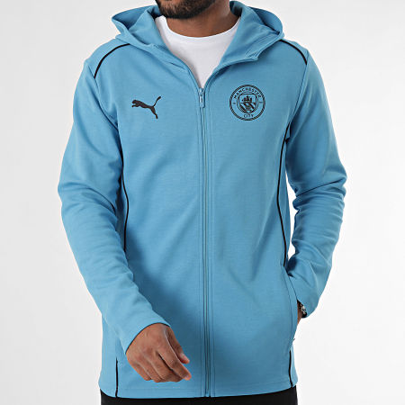 Puma - Manchester City Casuals Chaqueta con cremallera 777565 Azul claro