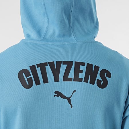 Puma - Manchester City Casuals Zip Jas 777565 Lichtblauw