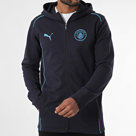 Puma - Giacca con zip Manchester City Casuals 777565 Navy