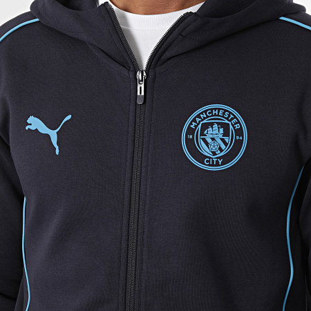 Puma - Giacca con zip Manchester City Casuals 777565 Navy