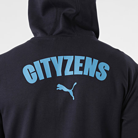 Puma - Giacca con zip Manchester City Casuals 777565 Navy