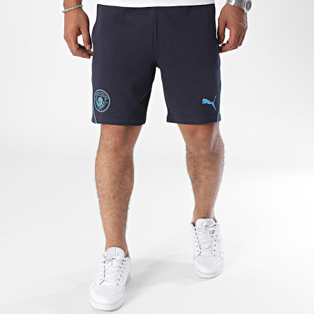 Puma - Short Jogging Manchester City FC Casuals 777568 Bleu Marine