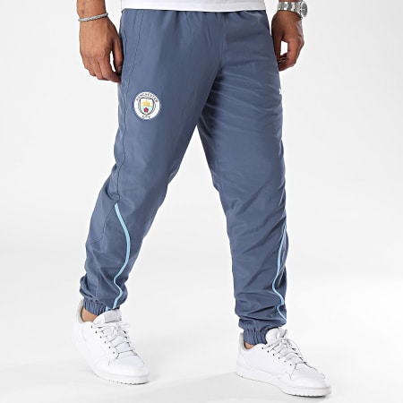 Puma - Pantaloni da jogging MCFC Prematch 777581 Blu