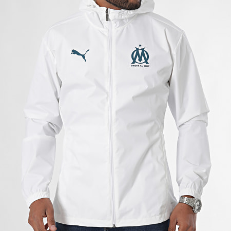 Coupe Vent OM Training 778234 Blanc