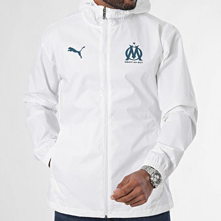 Coupe Vent OM Training 778234 Blanc