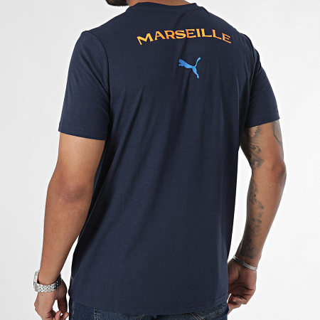 Puma - OM Casuals Tee Shirt 778253 Blu navy