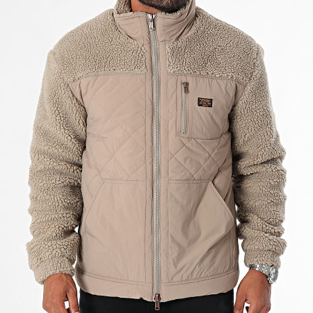 Superdry - Sherpa Workwear Hybride Ritssluiting M5011728A Beige