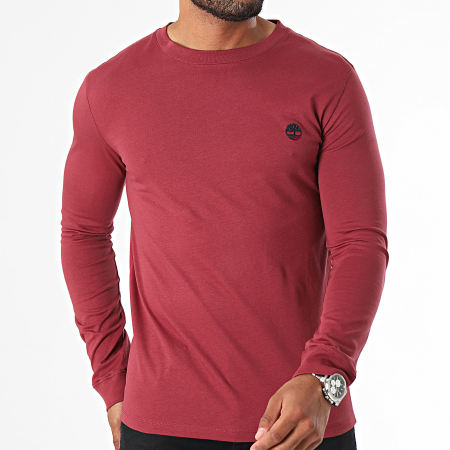 Timberland - Tee Shirt Manches Longues A2BQ3 Bordeaux