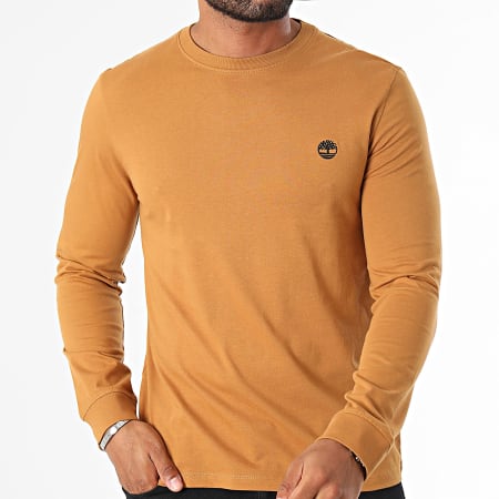 Timberland - T-shirt met lange mouwen A2BQ3 Camel