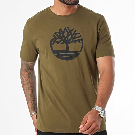 Timberland - Tee Shirt A2C2R Vert Kaki