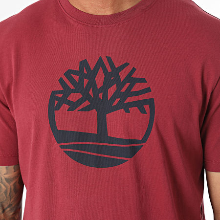 Timberland - Tee Shirt A2C2R Bordeaux