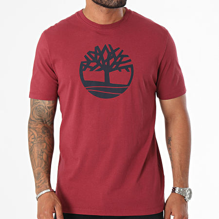 Timberland - Tee Shirt A2C2R Bordeaux