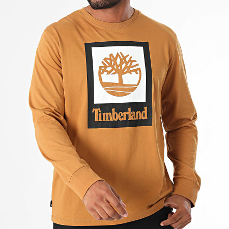 Timberland - A5VBB Maglietta a maniche lunghe color cammello