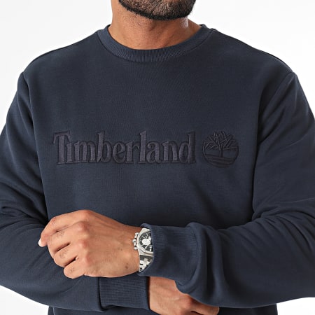 Timberland - Sudadera de cuello redondo A6VG6 Azul marino