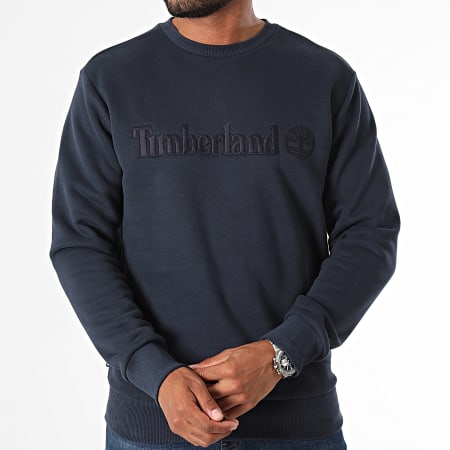 Timberland - Sudadera de cuello redondo A6VG6 Azul marino