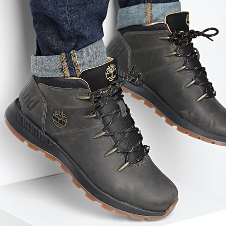 Timberland - Sprint Trekker Mid A657Z Grijs Regen Leer Sneakers