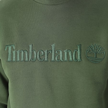 Timberland - Felpa girocollo A6VG6 Verde scuro